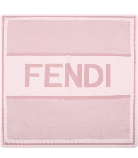 fendi pink blanket